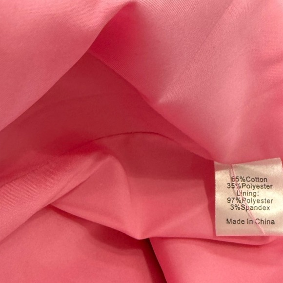 Tuckernuck Atlantic Pacific Pink Square Neck Elle Belted Midi Dress Size M - Picture 10 of 11